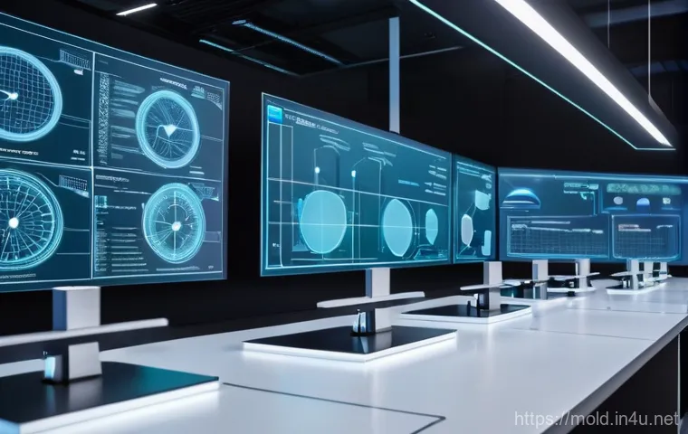 금형설계와 금속 재료학의 연계성 - **Prompt 2: Enduring Extremes: The Resilient Mold**
    A powerful, dynamic image depicting a heavy-...